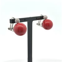 Earrings Ultima Edizione Woman in Silver Pasta di corallo OAO5979-CORALLO - OAO5979-CORALLO